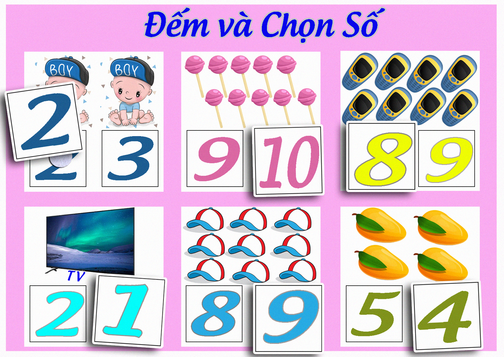 Counting educational children game, kids activity. How many objects task